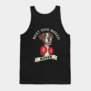 Boxing Boxer Best Dog Breed Tank Top